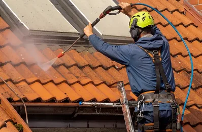 Démoussage et hydrofuge de toiture à Connezac